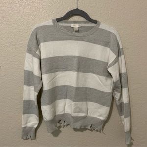 Cute Distressed Sweater